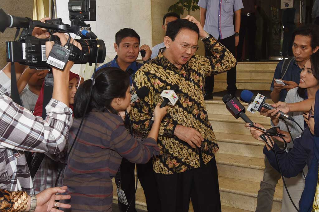 Ahok menjelaskan bahwa penyidik meminta keterangan tambahan terkait berita acara pemeriksaannya terdahulu.