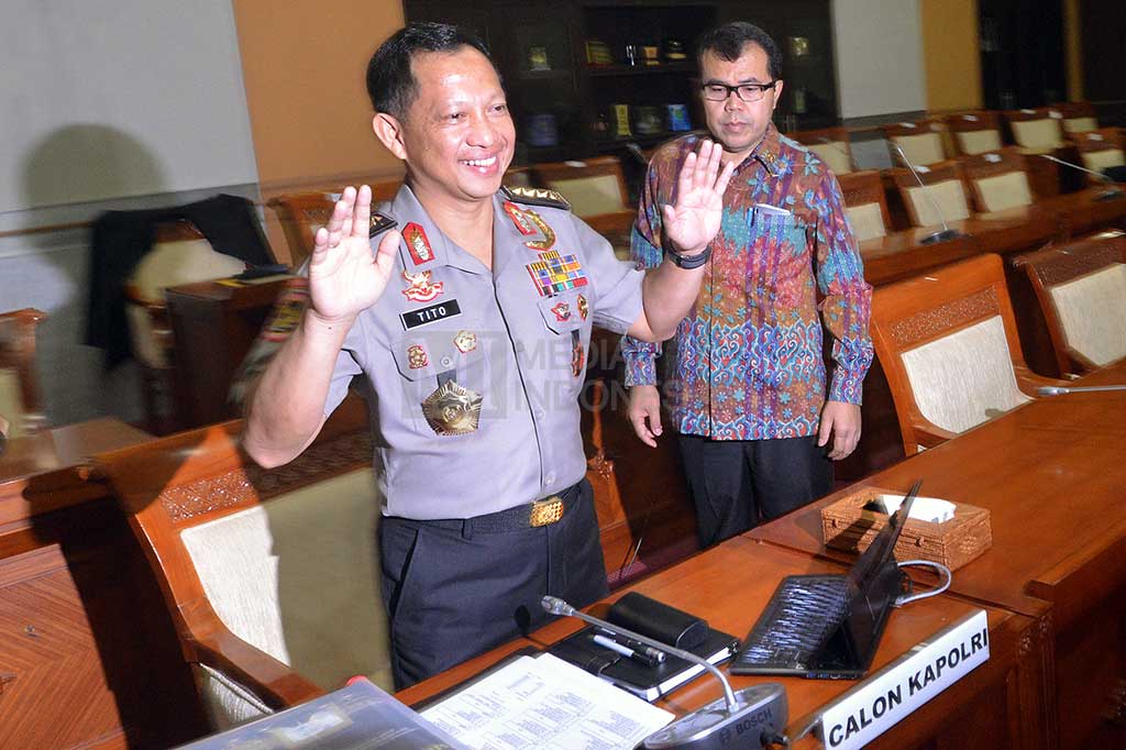 Sebelumnya ia merupakan Kepala Densus 88 Antiteror selama setahun dan dimutasi menjadi Deputi Penindakan dan Pembinaan Kemampuan BNPT.
Tito juga pernah menjadi Kapolda Papua selama dua tahun. Kemudian ia kembali ke Jakarta sebagai Asisten Perencanaan dan Anggaran (Asrena) Kapolri.