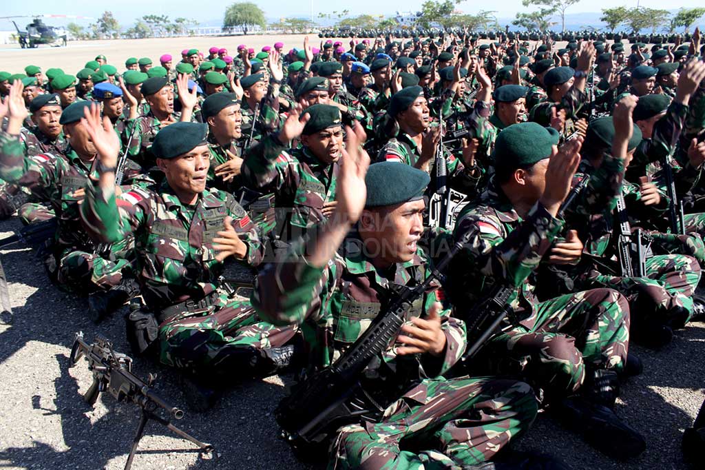 Kedatangan Satgas Pantas RI-RDTL