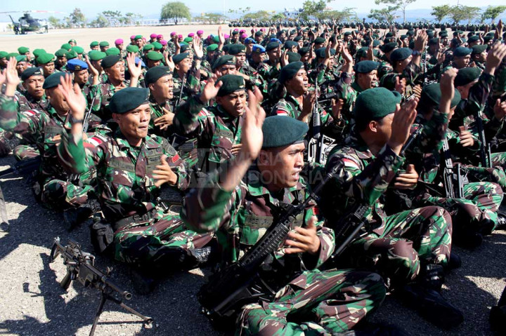 Kedatangan Satgas Pantas RI-RDTL