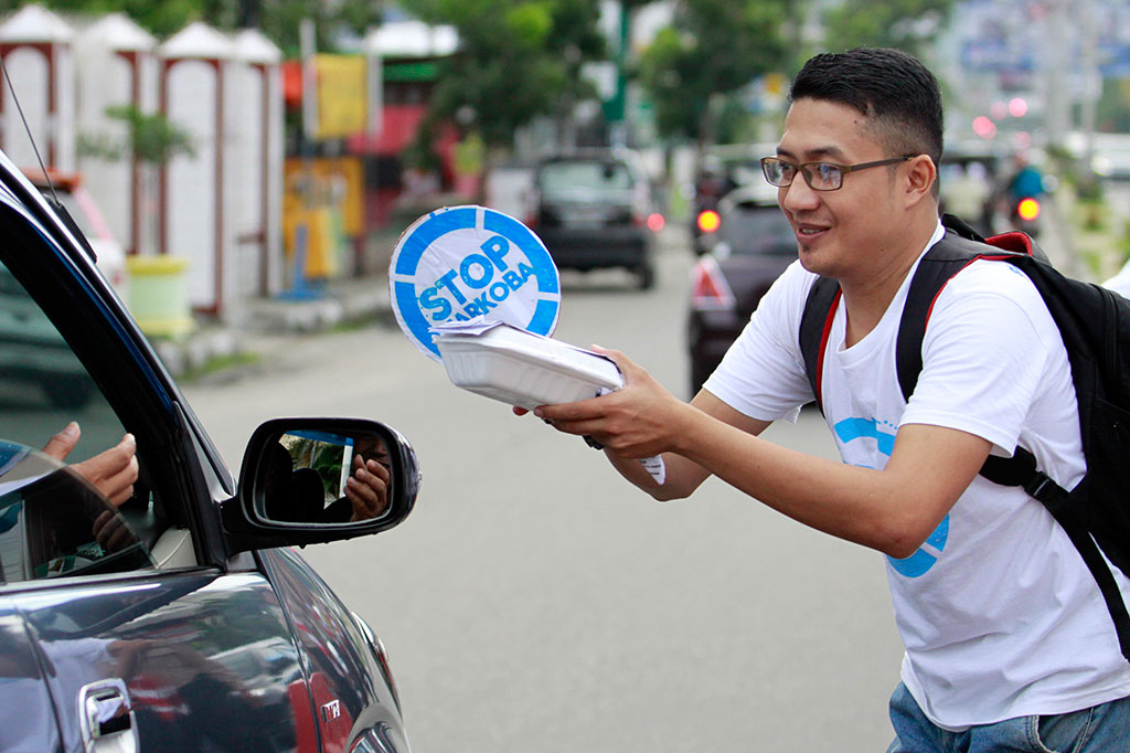 Sosialisasi Hari Anti Narkoba Melalui Makanan Berbuka
