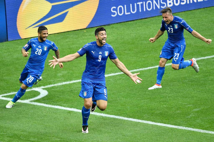 Graziano Pelle memastikan kemenangan timnya menjelang pertandingan usai untuk mengakhiri rezim Spanyol sebagai juara Eropa pada 2008 dan 2012, sekaligus mengantarkan Italia melaju ke perampat final untuk bertemu Jerman.