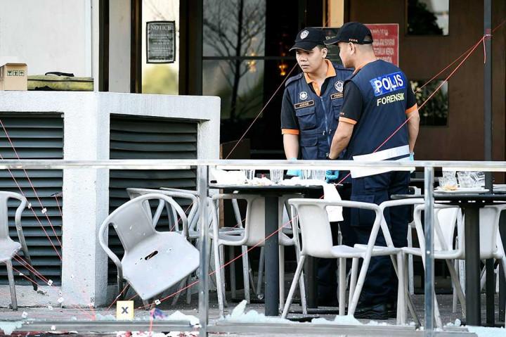 Ledakan itu terjadi ketika sekitar 20 pelanggan di restoran sedang menonton laga Italia melawan Spanyol di Piala Eropa 2016.