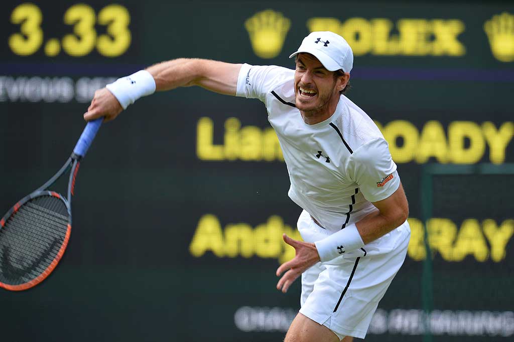 Murray Taklukkan Sesama Petenis Britania