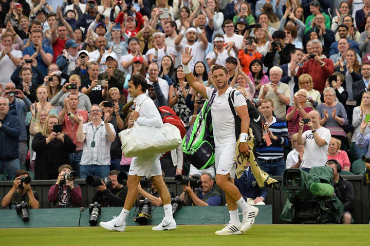 Federer Menang Straight Set Atas Petenis Kualifikasi Willis