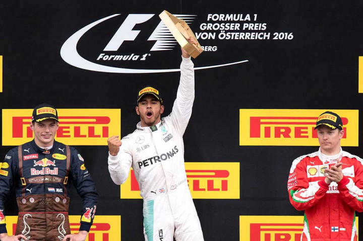 Hamilton Juara GP Austria