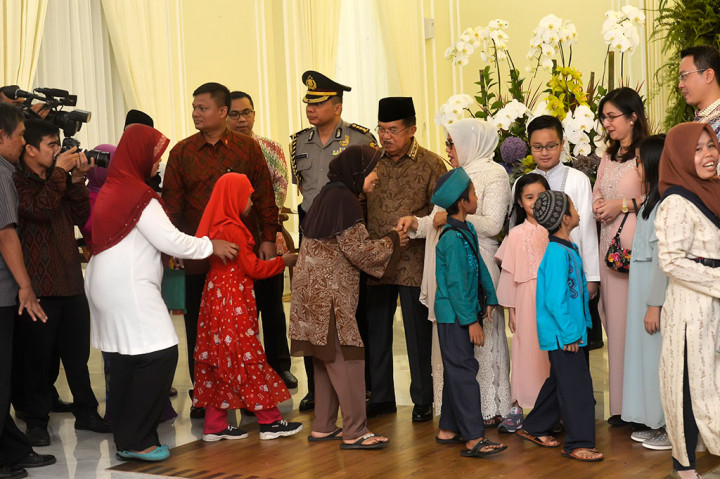 Jusuf Kalla Gelar Open House di Istana Wapres
