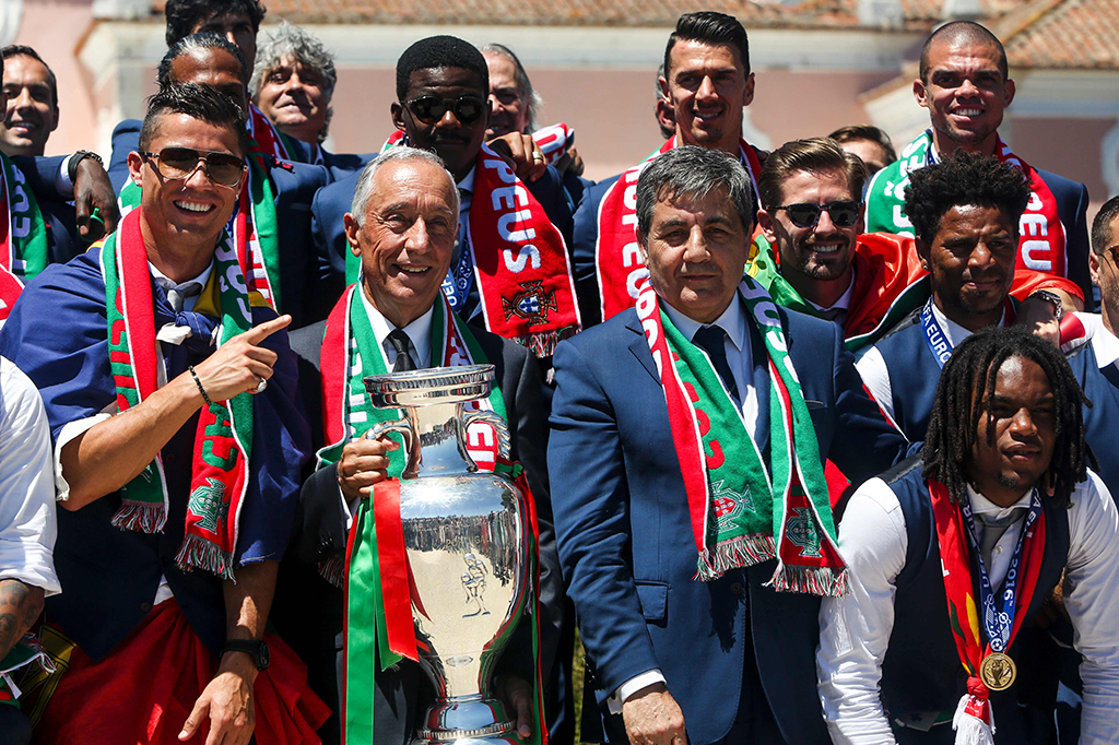 Presiden Portugal Sambut Pahlawan Piala Eropa 2016