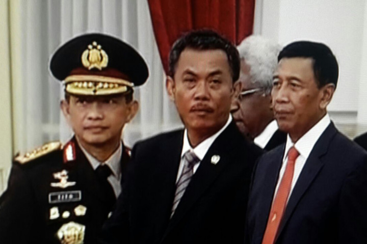 Pelantikan Kapolri Tito Karnavian di Istana