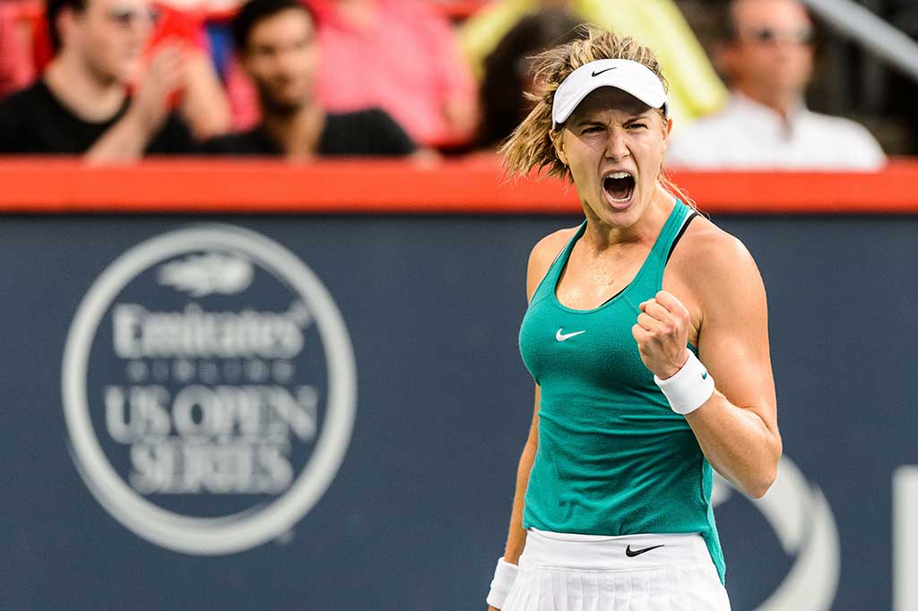 Eugenie Bouchard Tundukkan Unggulan 11