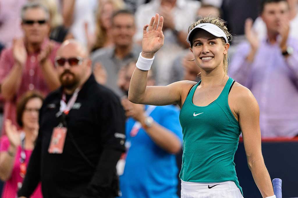 Eugenie Bouchard Tundukkan Unggulan 11