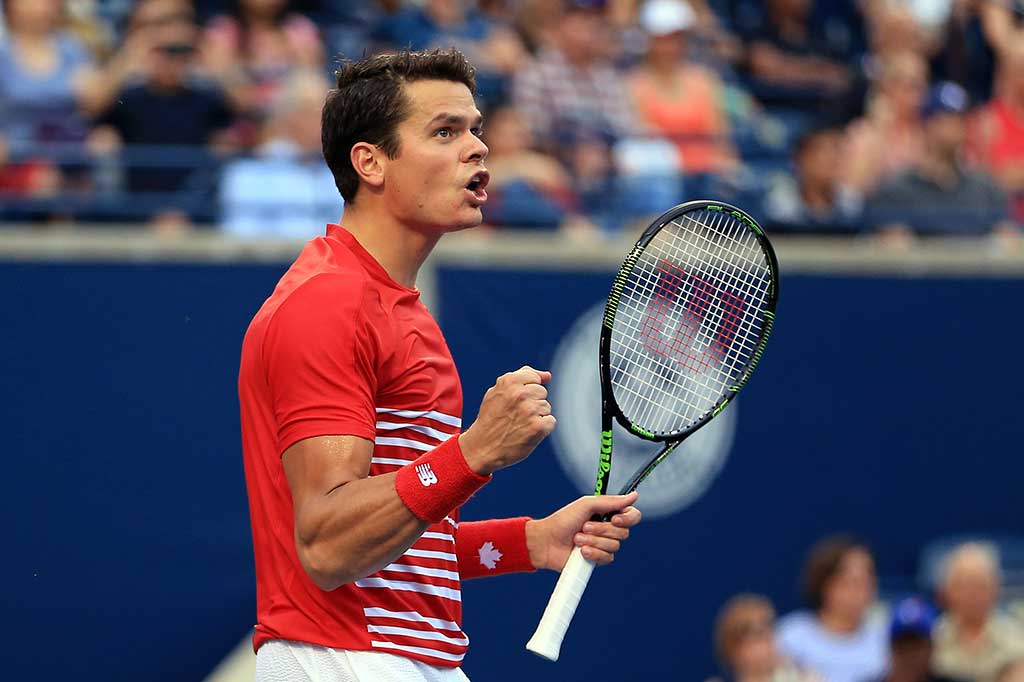 Tundukkan Donaldson, Raonic ke Perempat Final