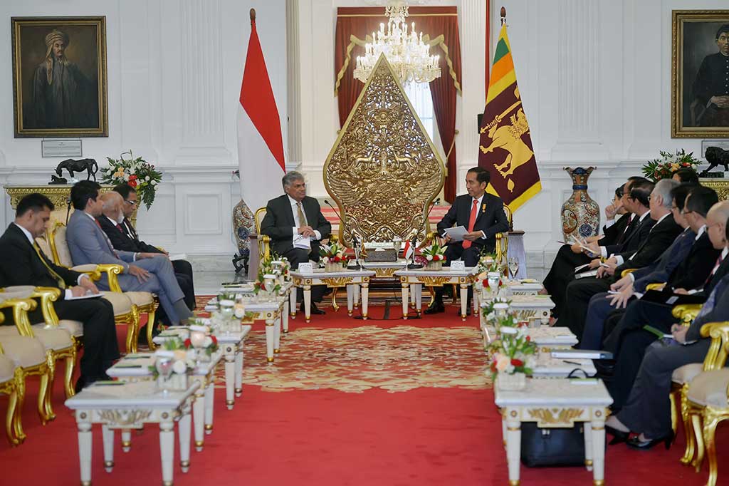 Jokowi Terima Kunjungan PM Sri Lanka