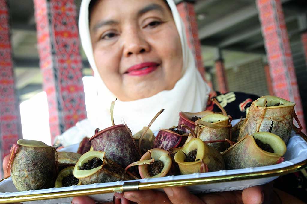 Uniknya Kuliner Berkemasan Kantung Semar Ini