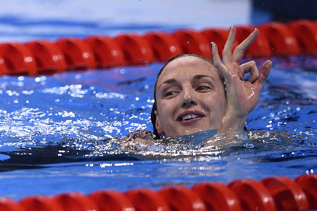 Perenang berusia 27 tahun tersebut mencatatkan waktu dua menit 6,58 detik.