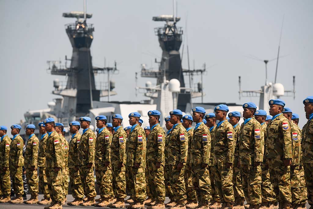 Satgas Maritim TNI Konga Diberangkatkan ke Lebanon