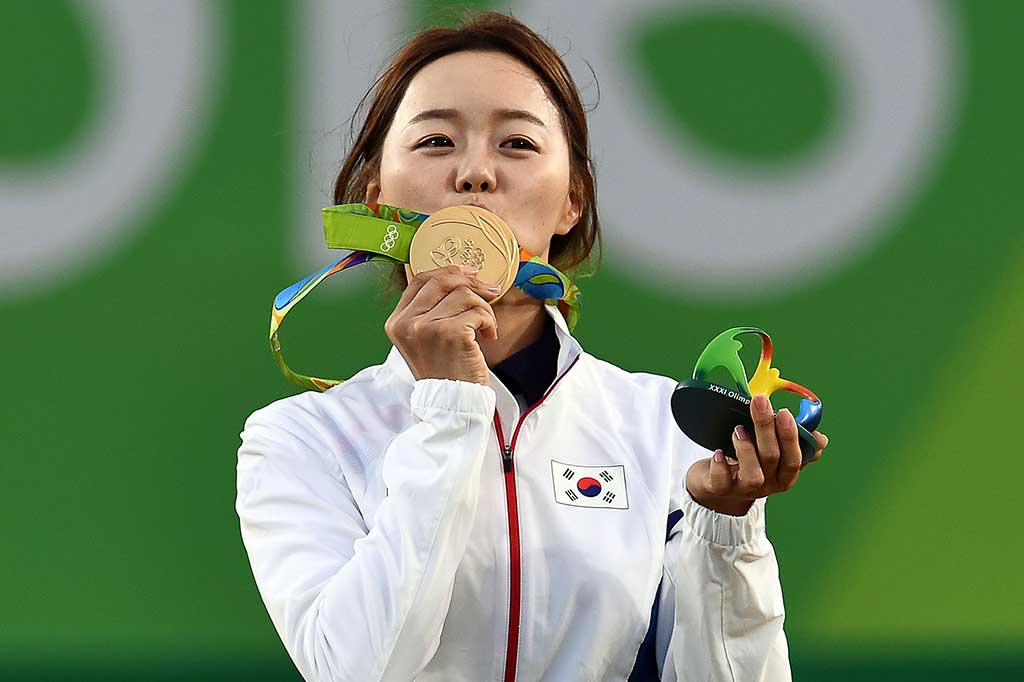 Pemanah Putri Korsel Sumbang Emas Perorangan