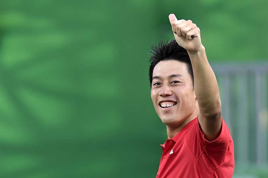 Perebutan Perunggu, Nishikori Tundukkan Nadal