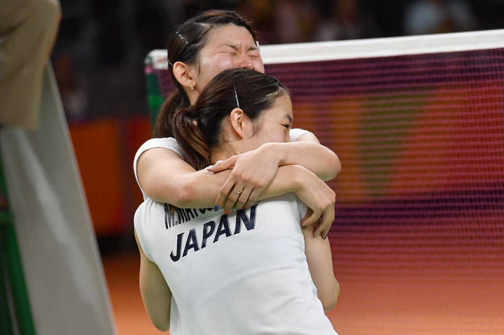 Matsumoto/Takahashi harus bekerja keras untuk setiap poin atas Pedersen/Juhl, dan menang dalam tiga set 18-21, 21-19, 21-19.