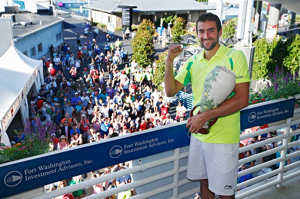 Ini adalah kemenangan pertama petenis Kroasia itu di seri perdana ATP Tour dalam 71 penampilannya.