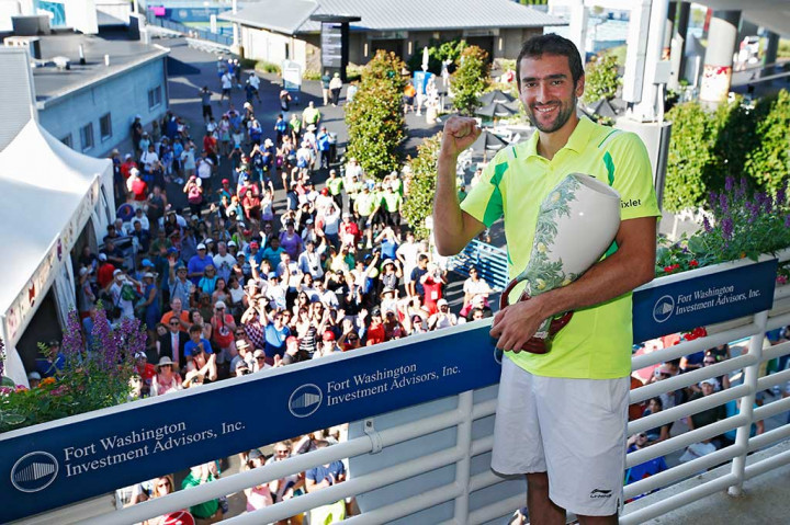Ini adalah kemenangan pertama petenis Kroasia itu di seri perdana ATP Tour dalam 71 penampilannya.