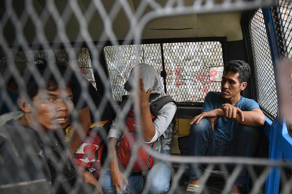 Dinsos DKI Razia PMKS di Kemayoran