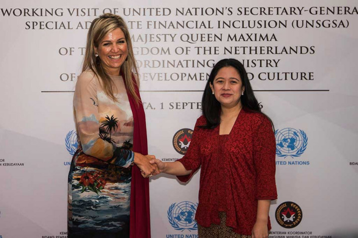 Menko PMK Terima Ratu Maxima