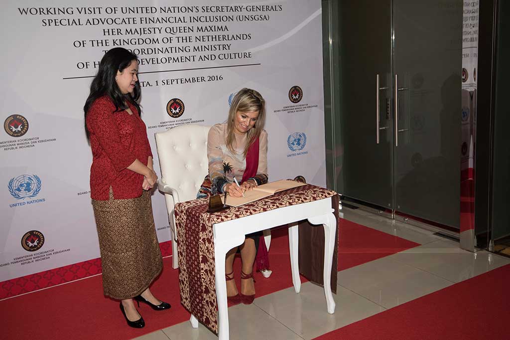 Menko PMK Terima Ratu Maxima