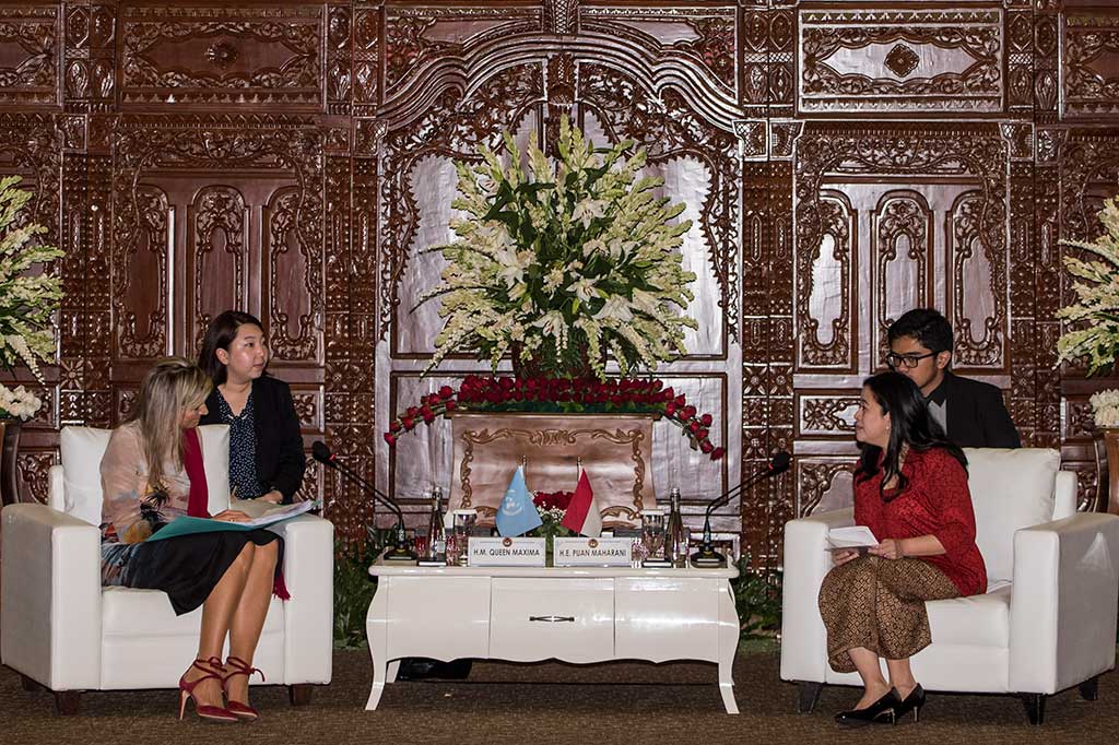 Menko PMK Terima Ratu Maxima