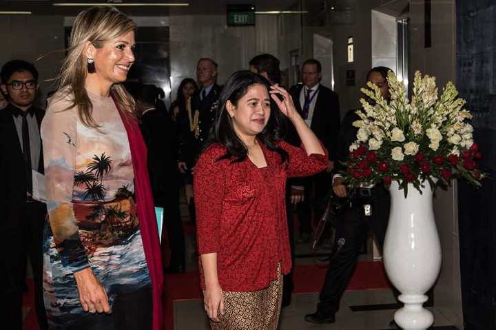 Menko PMK Terima Ratu Maxima