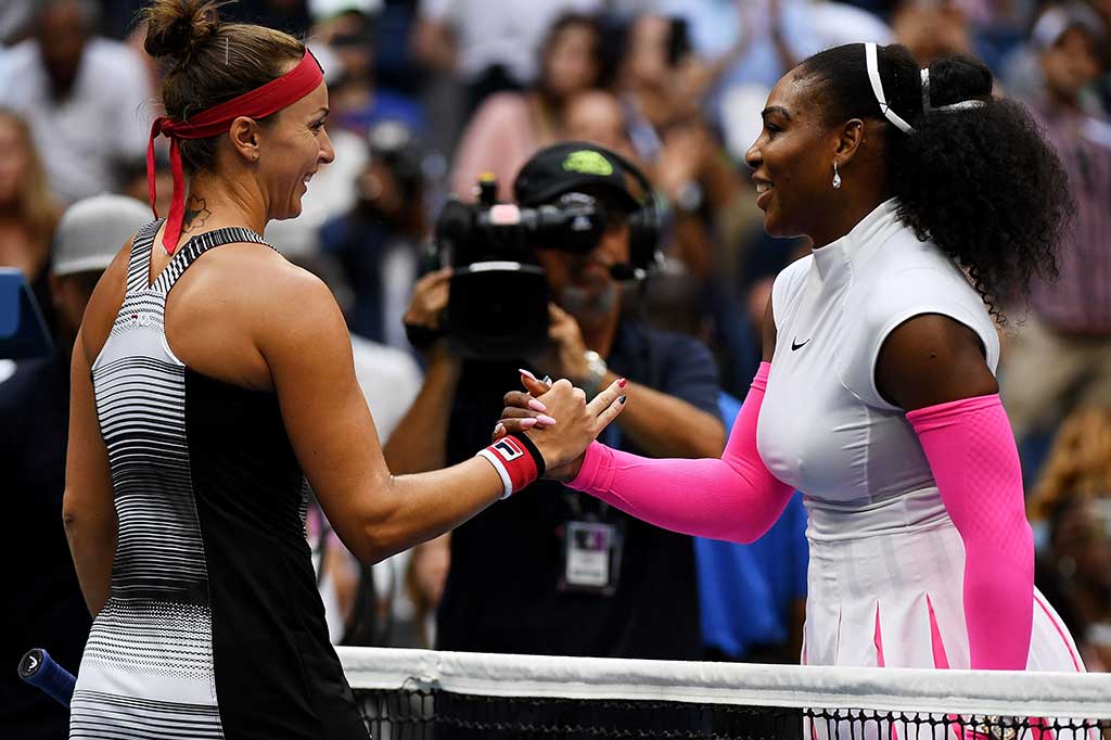 Petenis peringkat satu dunia itu hanya memerlukan 68 menit di Stadion Arthur Ashe untuk mengatasi petenis peringkat 52 dunia tersebut.