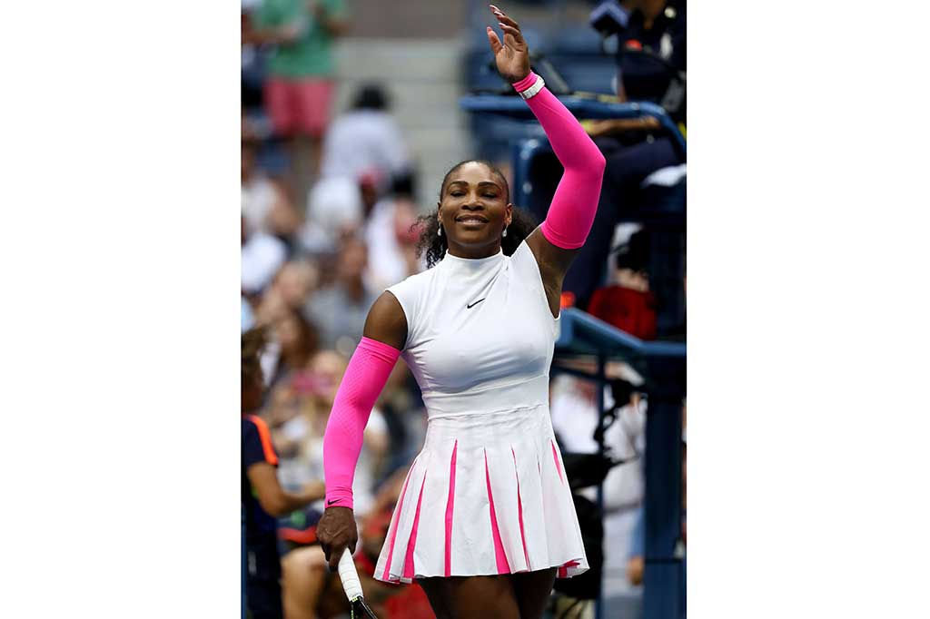 Lawan selanjutnya bagi Williams adalah unggulan kelima asal Romania Simona Halep, yang menang 6-2, 7-5 atas ungulan ke-11 asal Spanyol Carla Suarez Navarro.