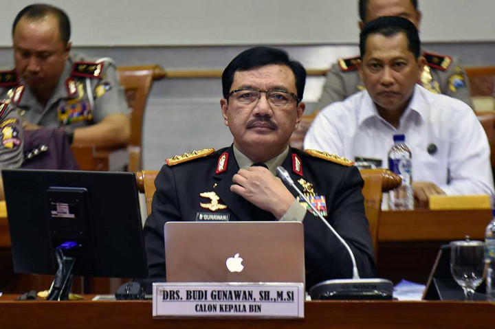 Komjen Budi Gunawan diusulkan oleh Presiden Joko Widodo menjadi calon Kepala BIN menggantikan Sutiyoso.
