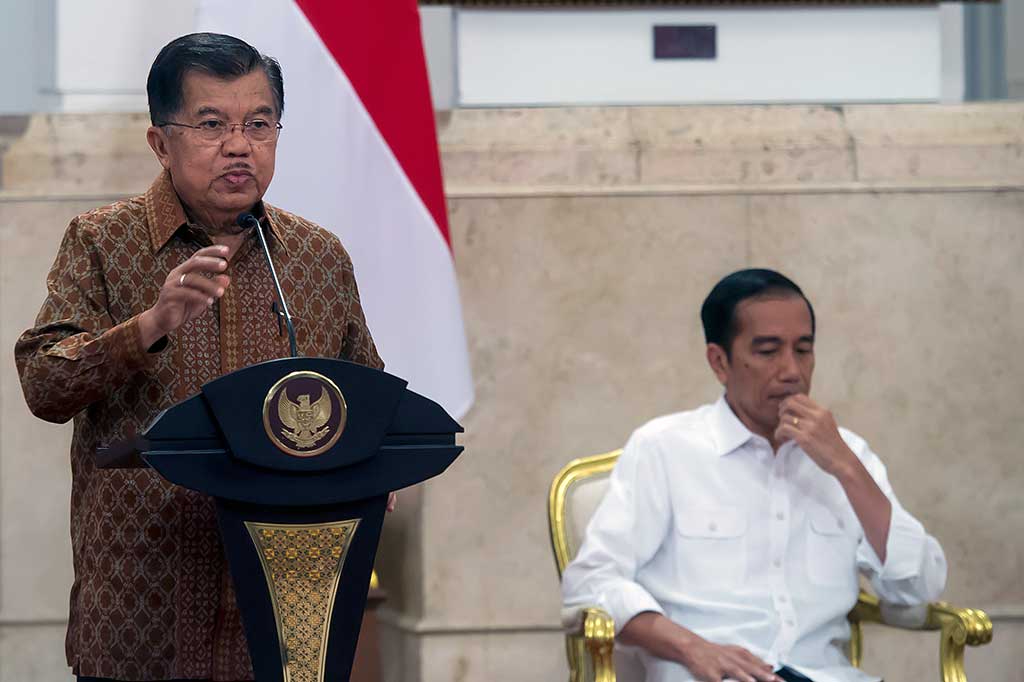 Wakil Presiden Jusuf Kalla diberikan kesempatan oleh Presiden untuk menyampaikan sejarah perekonomian negara dari awal berdirinya Indonesia hingga kini.
