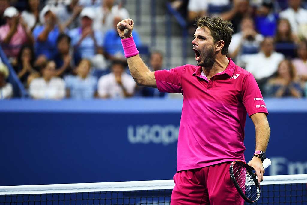 Butuh waktu 3 jam dan 54 menit bagi Stan Wawrinka untu mengalahkan juara bertahan Novak Djokovic.