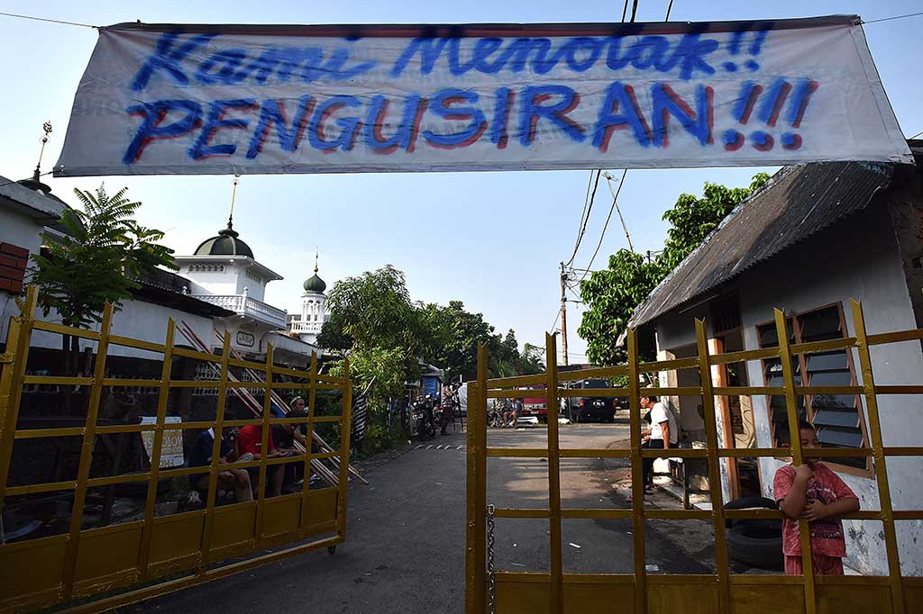 Warga Eks Yon Angkub Tolak Pengosongan