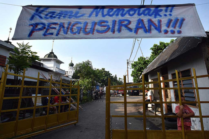 Warga Eks Yon Angkub Tolak Pengosongan