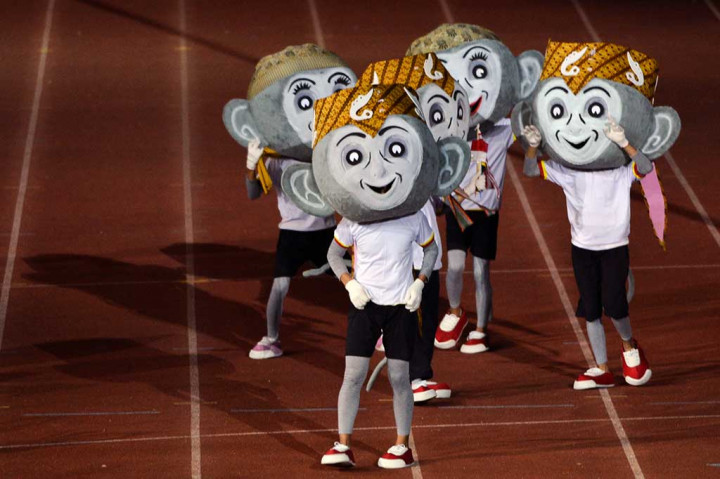 Karena kelangkaannya, surili dipilih sebagai maskot, juga dimaksudkan sebagai sarana promosi untuk melindungi keberadaannya.