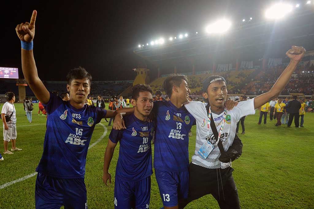 Babak adu penalti dilakukan setelah kedua tim bermain imbang 0-0 hingga perpanjangan waktu.