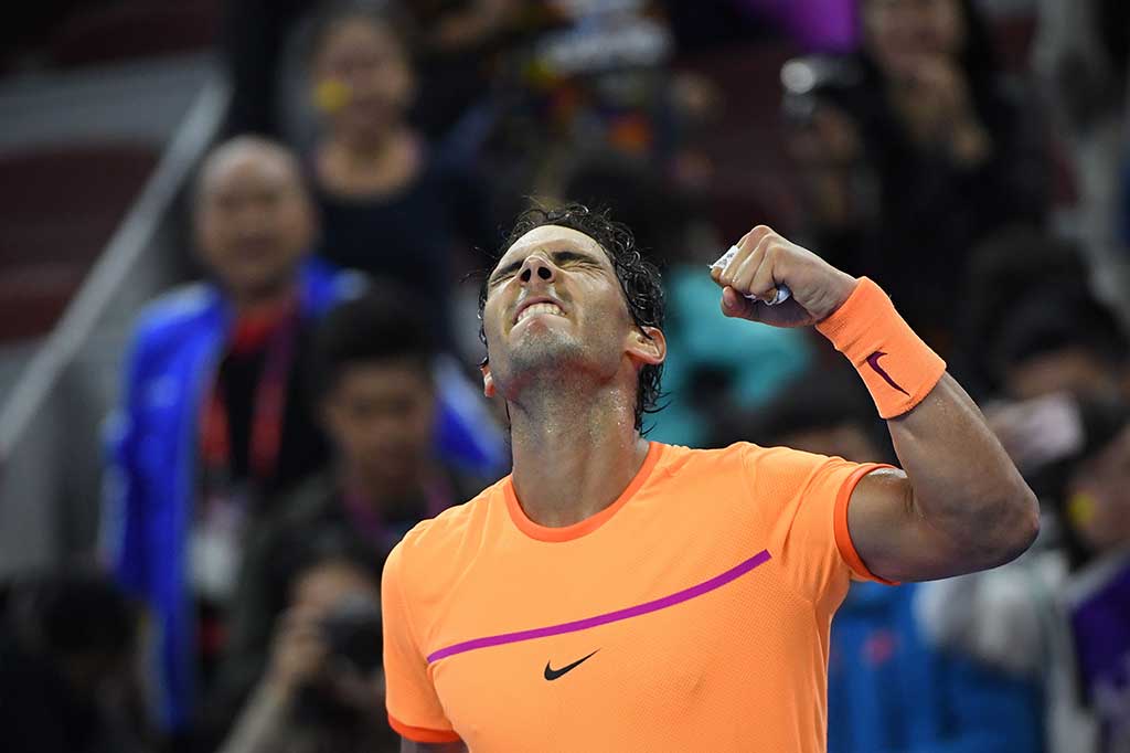 Nadal selanjutnya akan berhadapan dengan petenis Bulgaria Grigor Dimitrov.