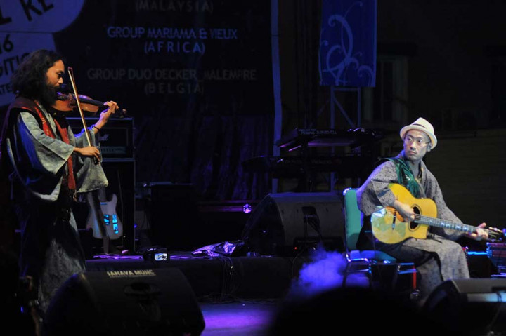 Kelompok musik asal Jepang, Kingdom of Daykanyama menampilkan karyanya pada Sawahlunto International Music Festival (Simfes) 2016.