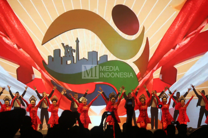 Pembukaan TAFISA World Sport for All Games 2016, di pantai ABC Ancol, Jakarta, Sabtu (8/10/2016).