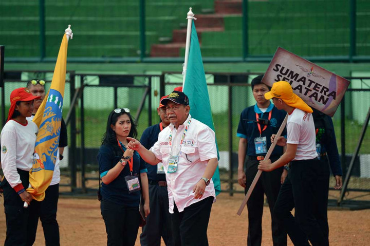 Upacara pembukaan Peparnas XV 2016 akan dilaksanakan pada Sabtu malam, dengan mengusung semangat dan tema 'Terbanglang Garudaku Mendunia'.