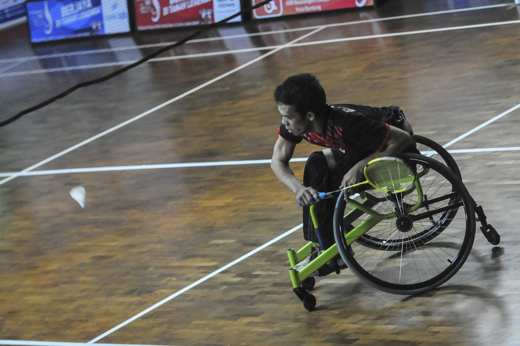 Pebulutangkis Banten Muhammad Subhan dikalahkan dengan skor 21-10 dan 21-12
