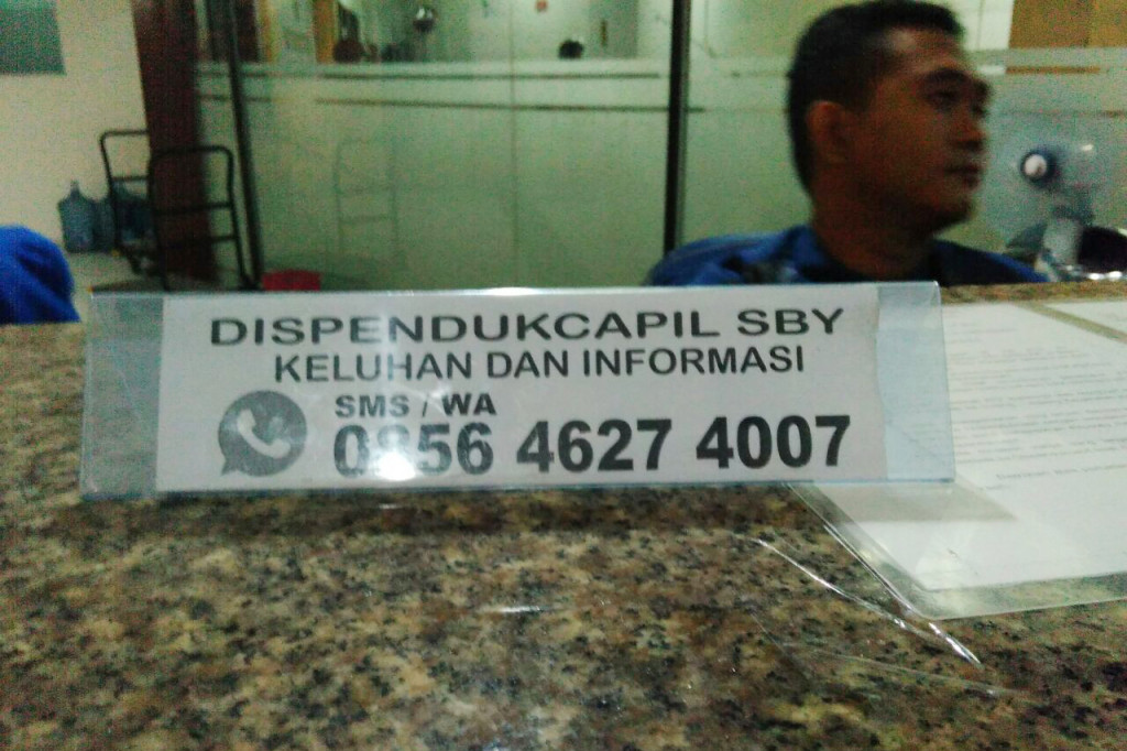 Pengurusan E-KTP di Surabaya Terkendala Jaringan Eror