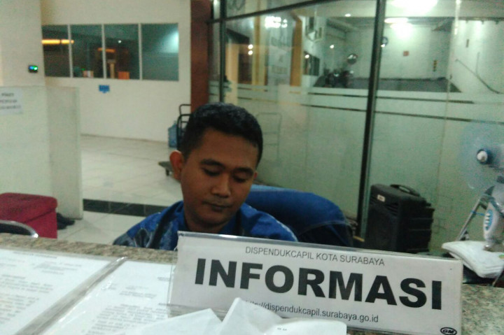 Pengurusan E-KTP di Surabaya Terkendala Jaringan Eror