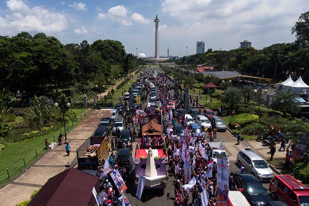 Pawai Deklarasi Kampanye Damai DKI Jakarta