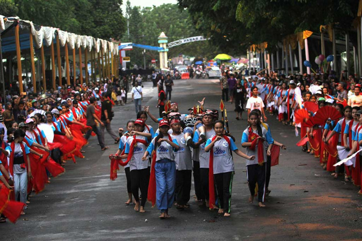 Berlatih Jelang Pagelaran Banyuwangi Ethno Carnival