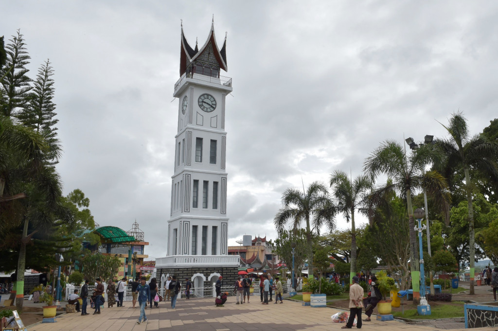 Objek Wisata Jam Gadang, Bukittinggi, Sumatera Barat