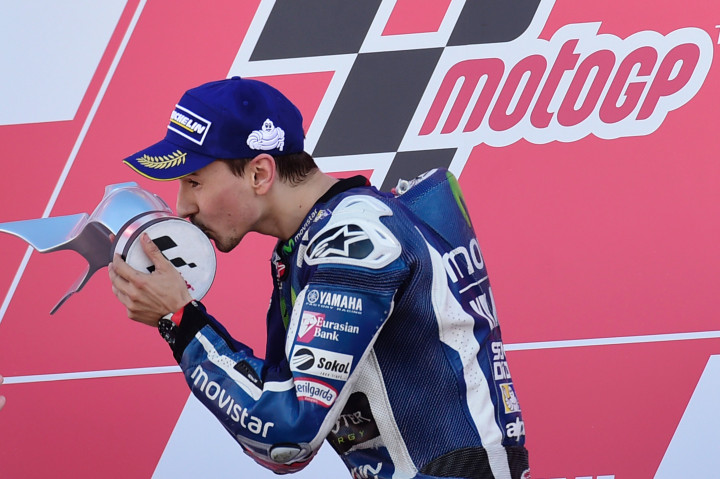 Kemenangannya ini sekaligus memberikan kado perpisahan untuk Yamaha